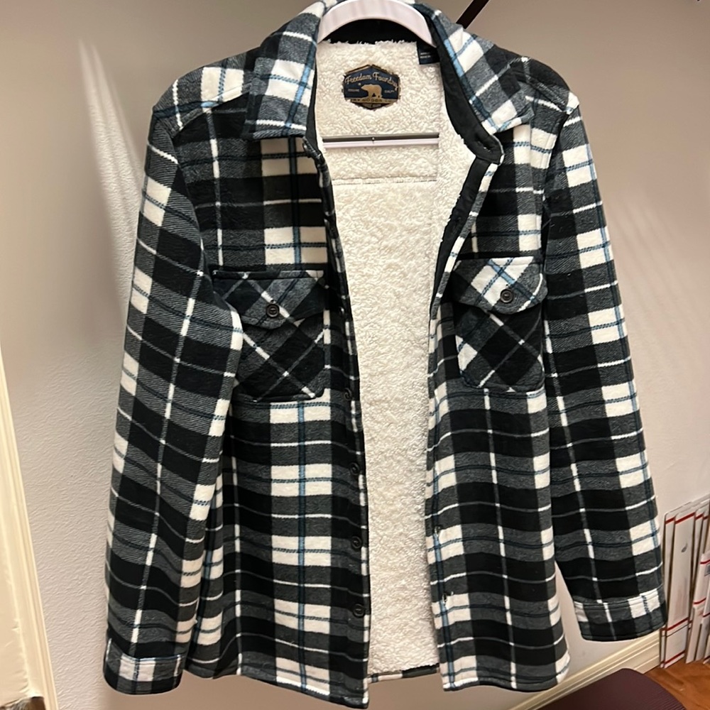 Freedom Foundry Plaid Fleece Shirt jacket